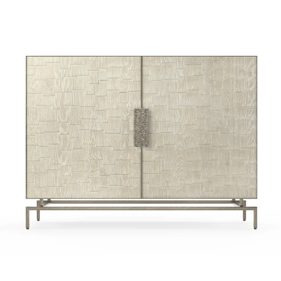 Theodore Alexander Shingle Door Chest - Image 2