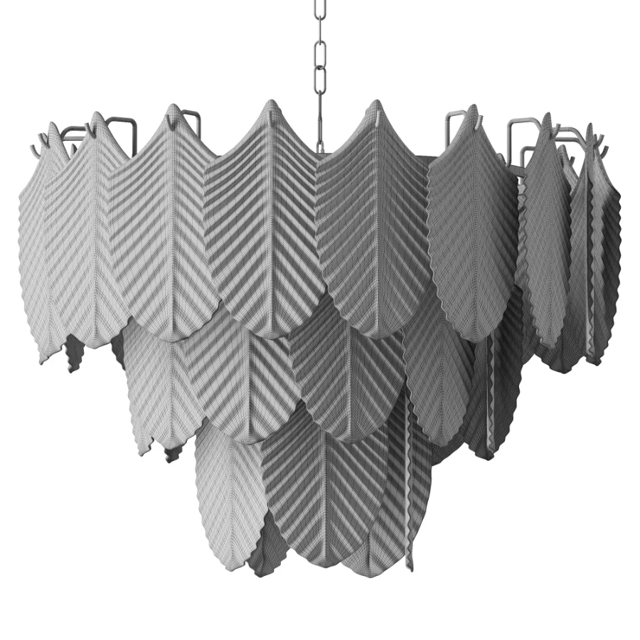 Freya Hloya Gold Glass Pendant Chandelier Dzin la la - Image 3