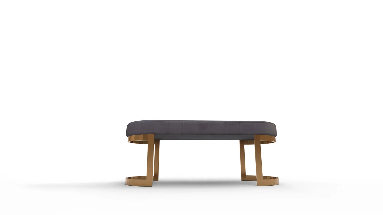 Meridian Furniture Lemar Velvet Bench - Image 6