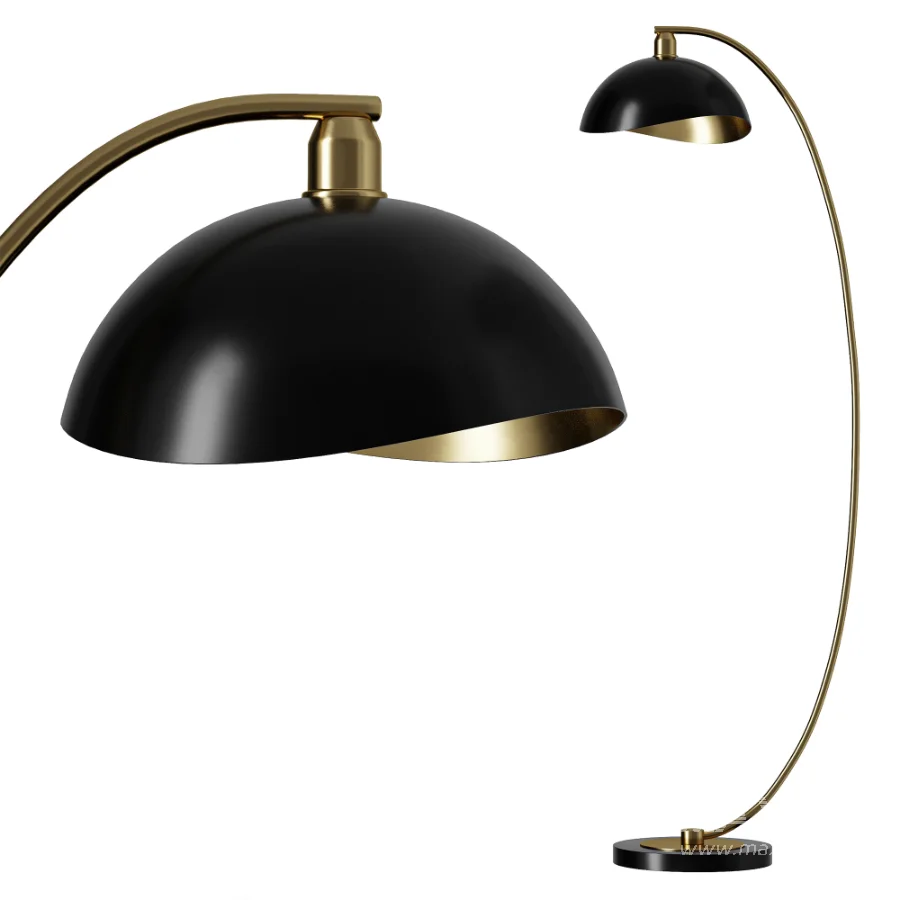 Luna Bella Arched Floor Lamp - Image 1