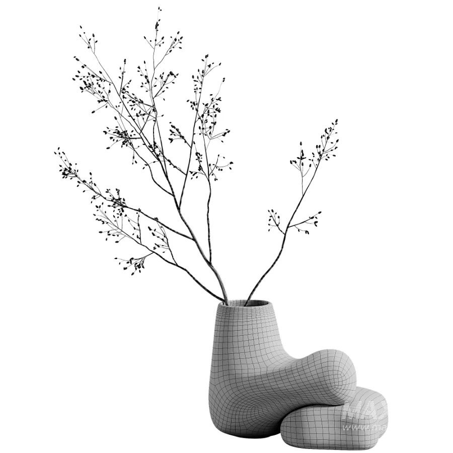 Decorative Vase and Bouquet - Image 2