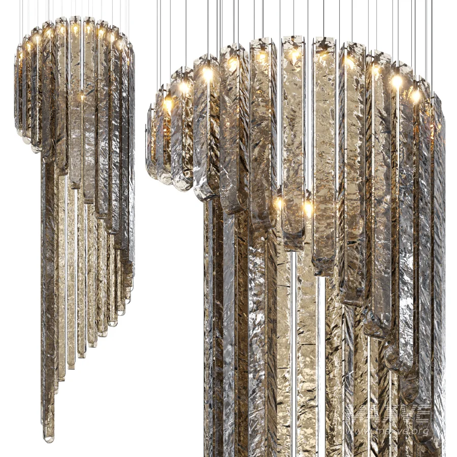 Luxury Glass Pendant Lights Frosty Glass - Image 3