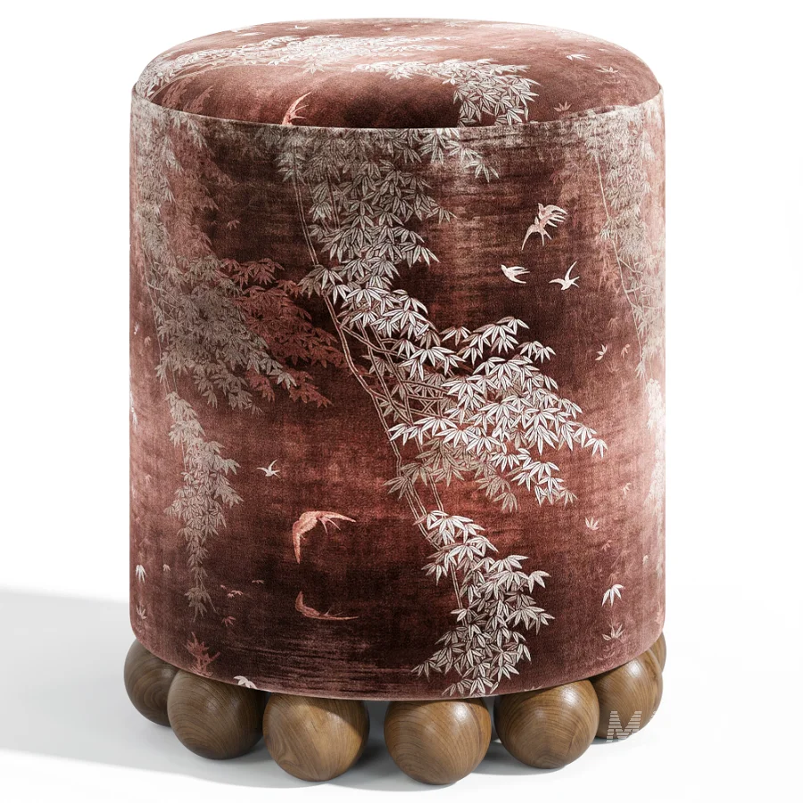 Ella Ottoman Pouf By Meadow - Image 3