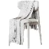 Thorvall Velour Black Chair - Thumbnail 4