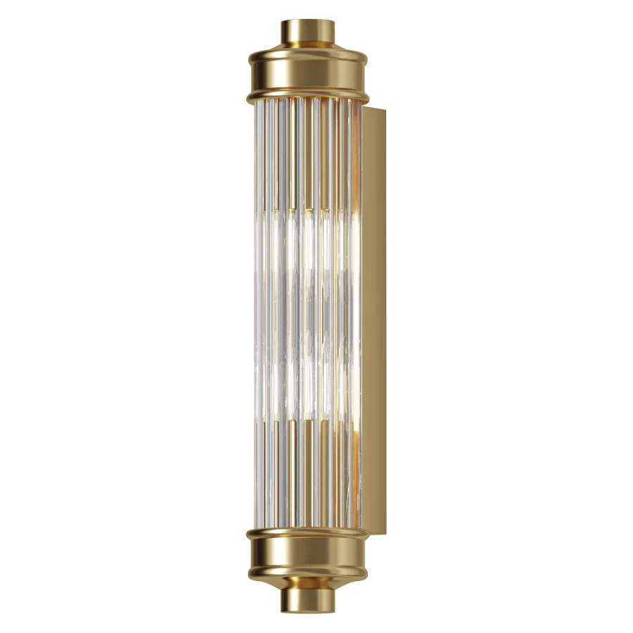 Belae Modern Sleek Cylindrical Glass Wall Sconce - Image 2