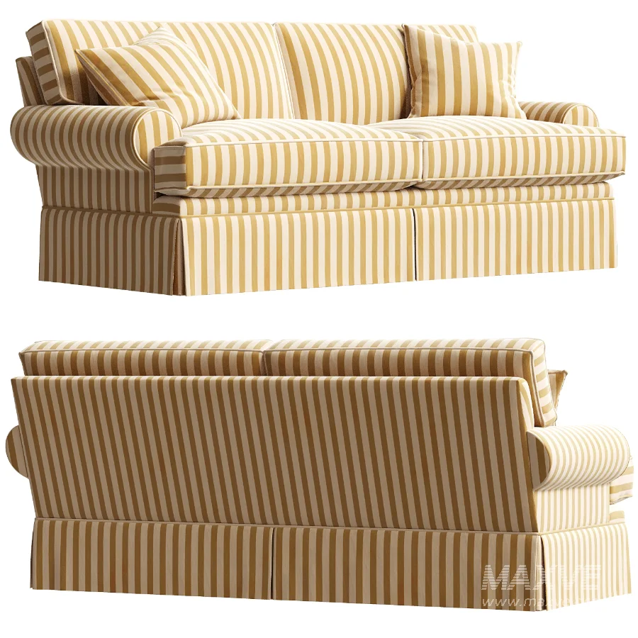 Maya Sofa Stripe Sunbrella - Image 1