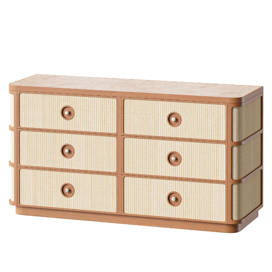 Leo Six Drawer Dresser by Sohohome - Image 5