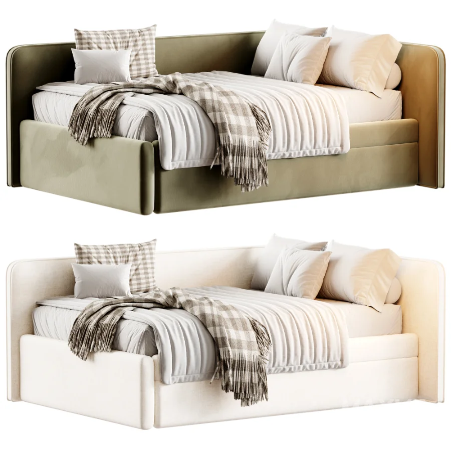 Childrens soft sofa bed Leo - Image 2
