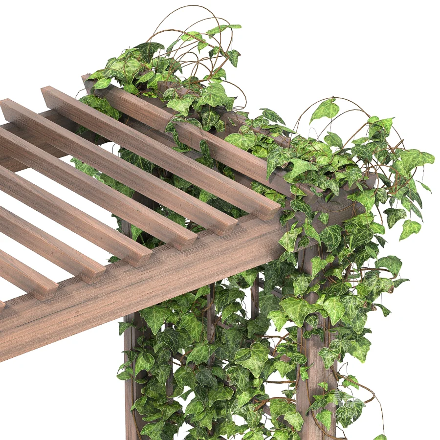 Wooden Garden Arbor 06 - Image 4