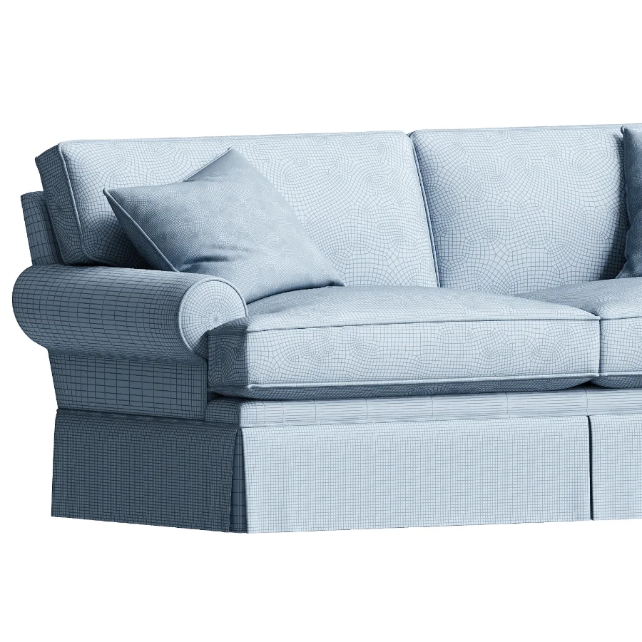 Maya Sofa Stripe Sunbrella - Image 4