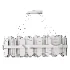 Modern Gold Rectangular Crystal Chandelier - Thumbnail 3