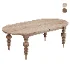Oval extendable dining table - Thumbnail 1