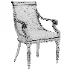 Alexander Floris Dining Arm Chair - Thumbnail 4
