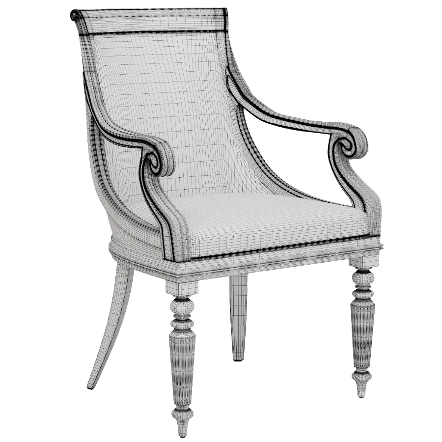 Alexander Floris Dining Arm Chair - Image 4