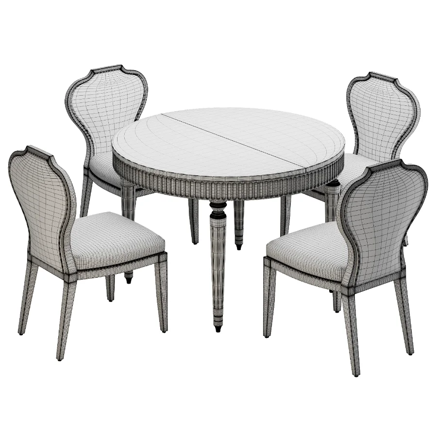 Dinning chair and table371 - Image 4
