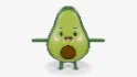 Avocado Cartoon 3D Character - Thumbnail 6