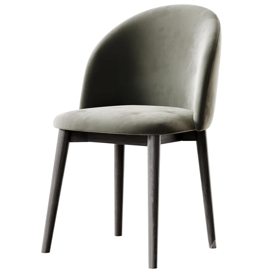 Marty 2 Chair Velvet Gray - Image 2