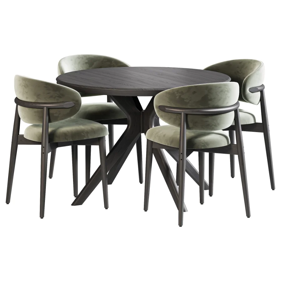 Ferrara Chair Leyptsig Dining Table - Image 3