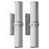 Eleanor Modern Double Glass Wall Sconce - Thumbnail 3