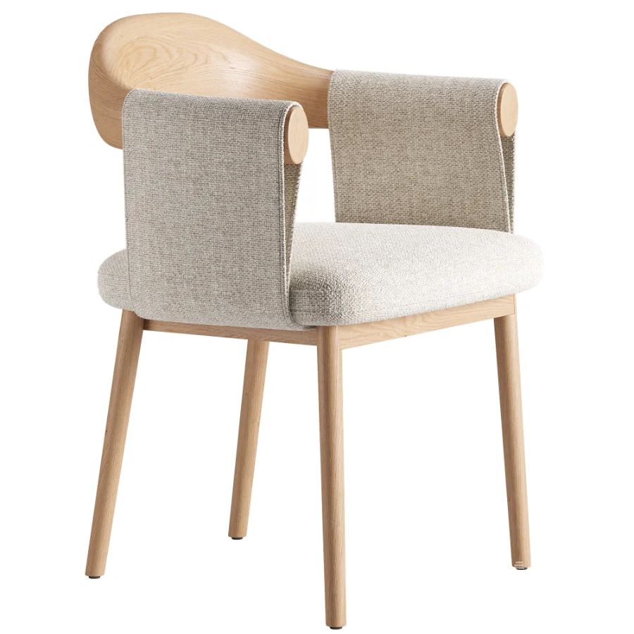 Gardner Modern Leather Dining Chair - Image 4