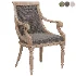 Alexander Floris Dining Arm Chair - Thumbnail 5