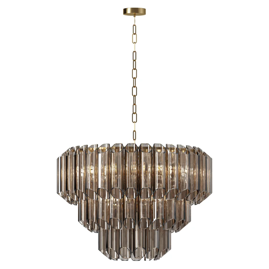 Aurum Cascade Glass Chandelier - Image 2