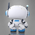 Cute Futuristic Robot Character - Thumbnail 4