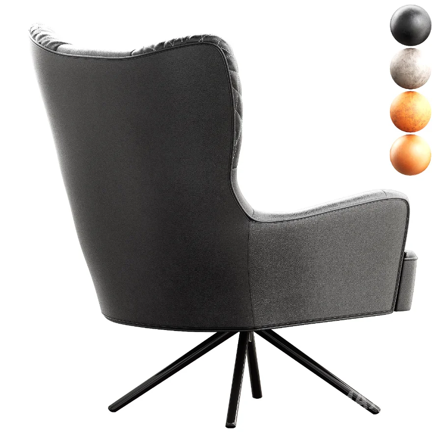 BARNABY ARMCHAIR MOLESKIN MUSSEL - Image 3