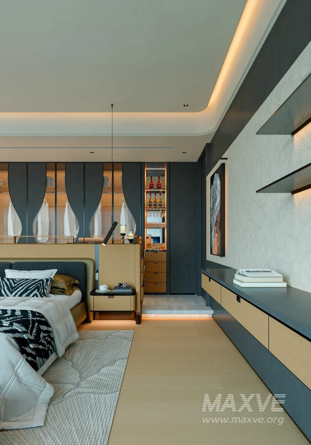 modern luxury bedroom interior - Image 6