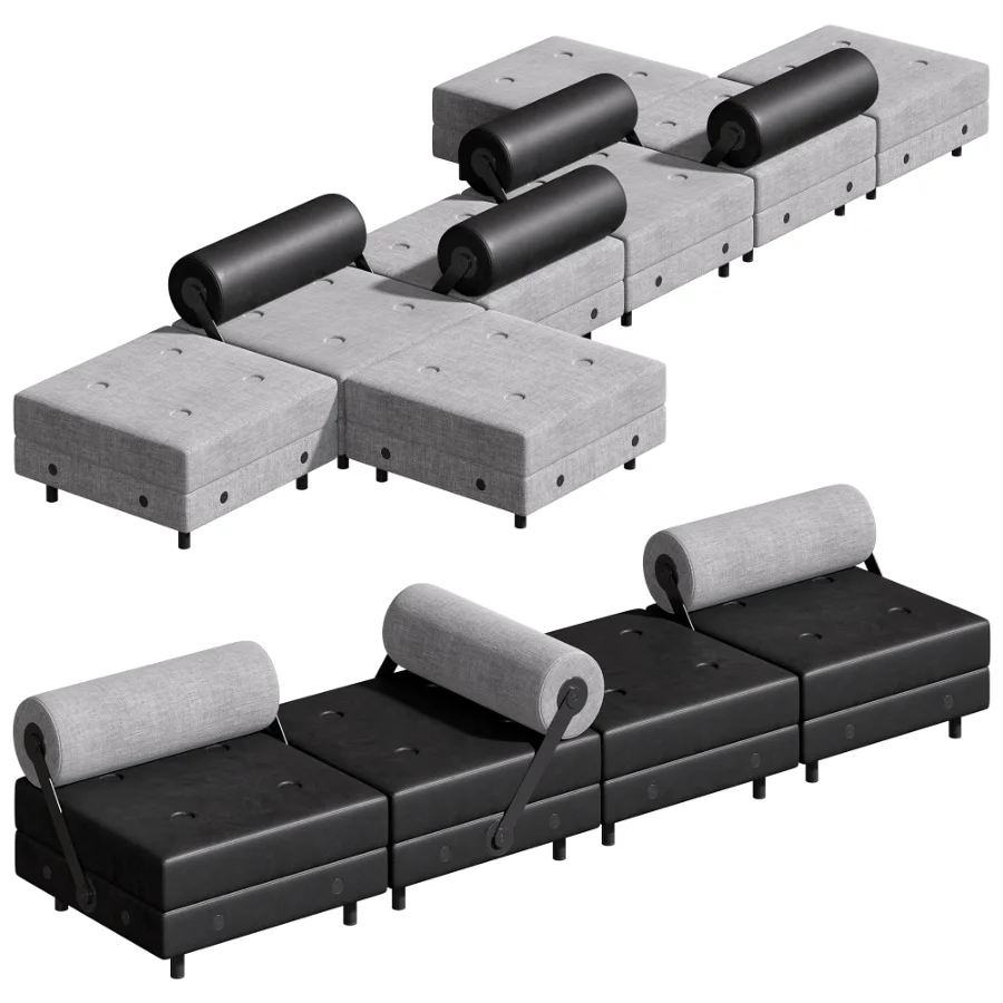 Todo Modo Sofa Ottoman By Tecno - Image 1
