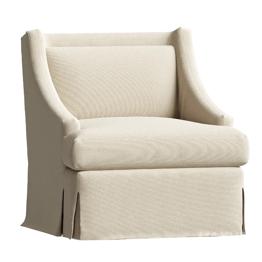 Stanton Skirted Lounge Chair - Image 3