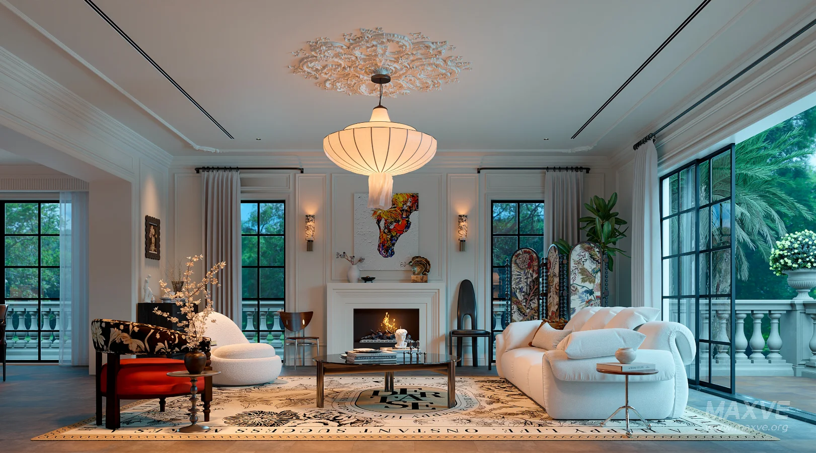 Eclectic living and dining room - Image 5
