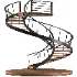 Wooden Spiral Staircase - Thumbnail 2