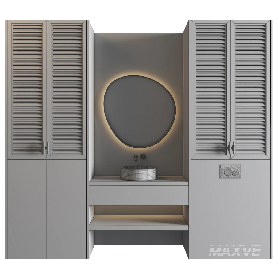 Bathroom Furniture Set 02 - Image 3