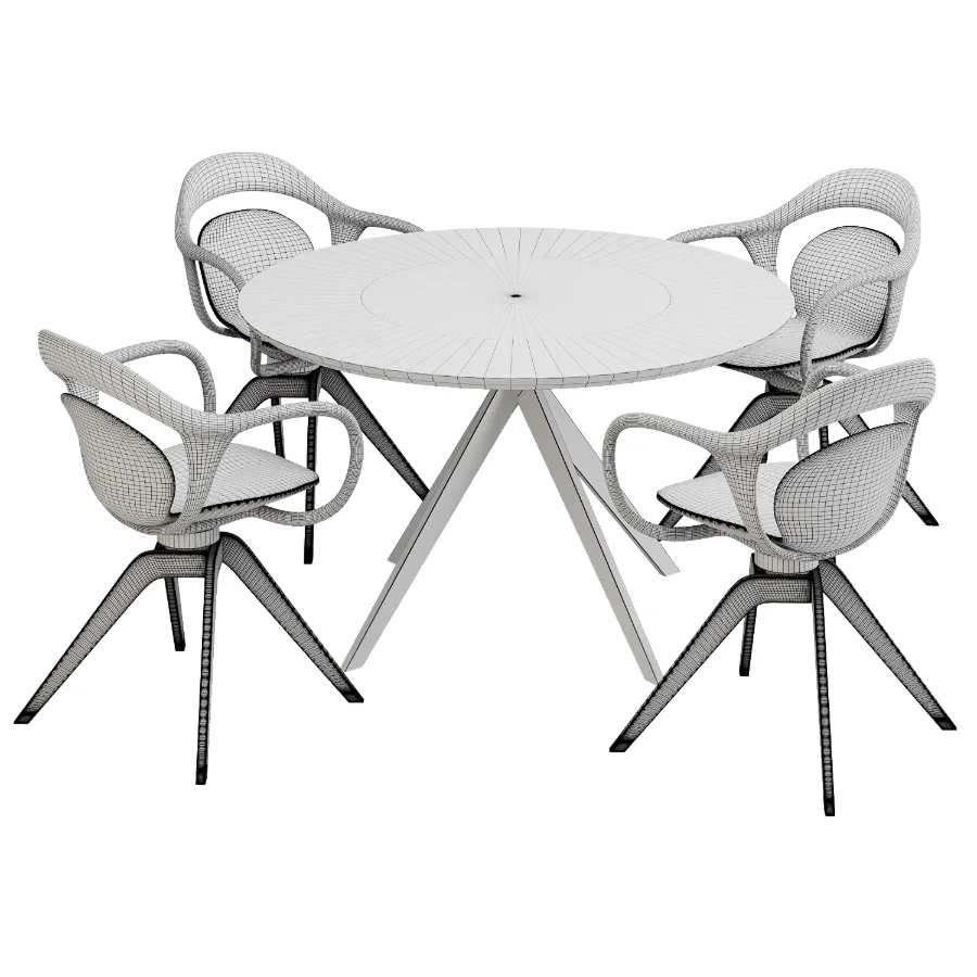 Dinning chair and table349 - Image 5