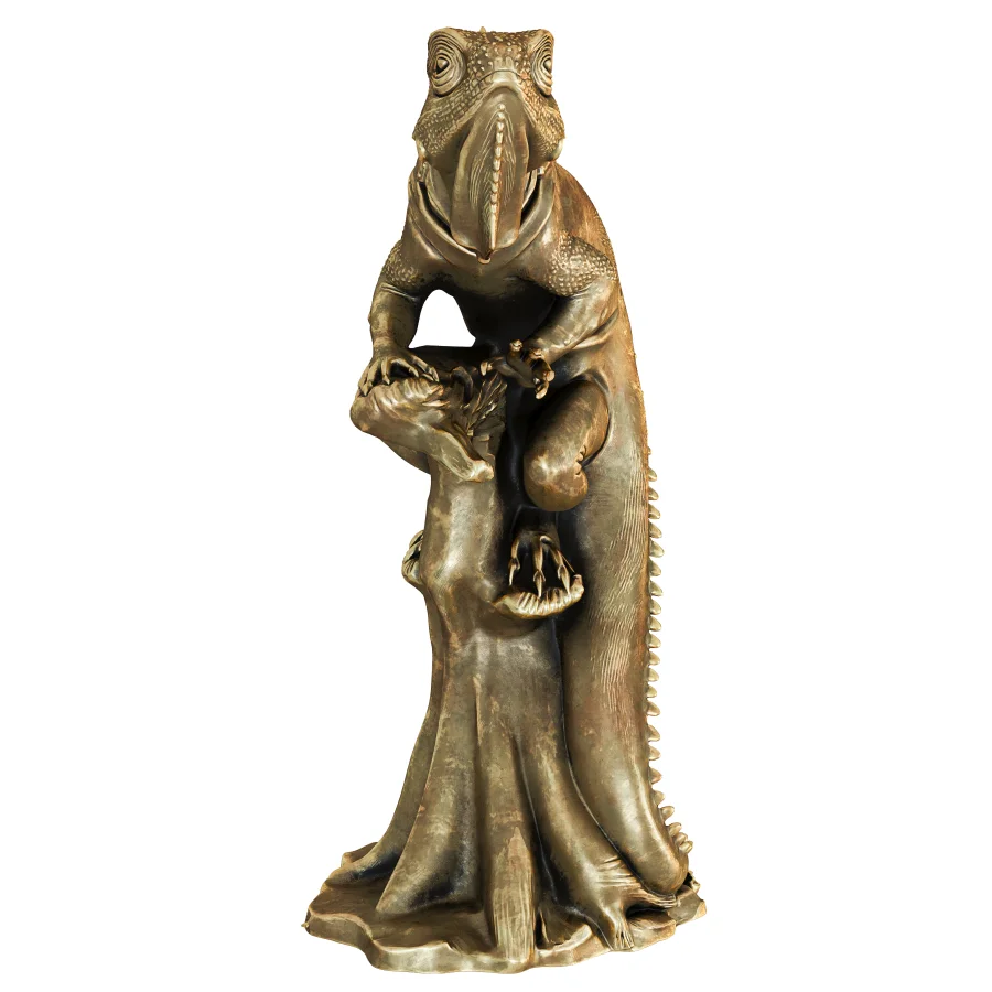 chameleon statue - Image 1