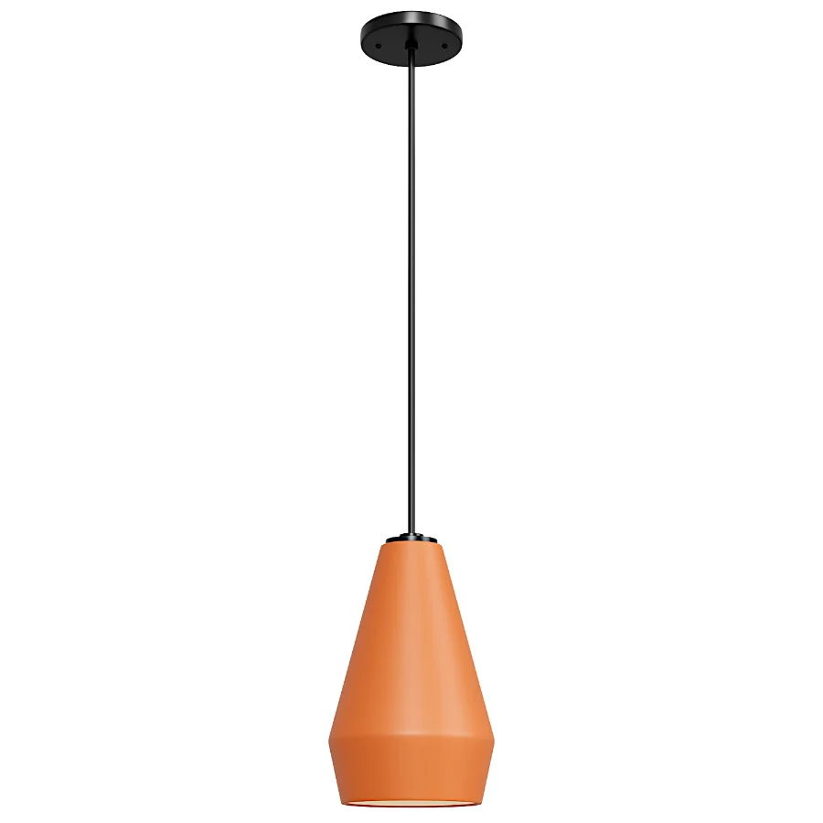 Folk Abigail Angled Cone Pendant - Image 4