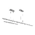 Tie Stix Metal Center Feed Suspension Light - Thumbnail 9
