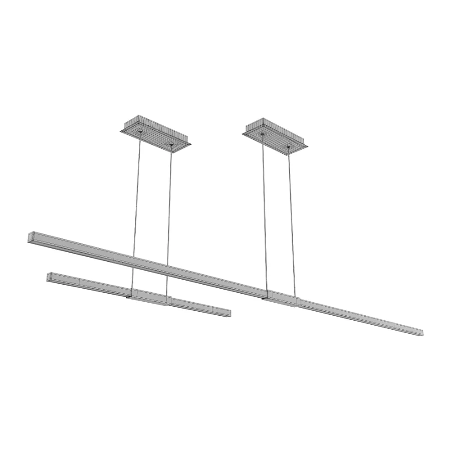 Tie Stix Metal Center Feed Suspension Light - Image 9