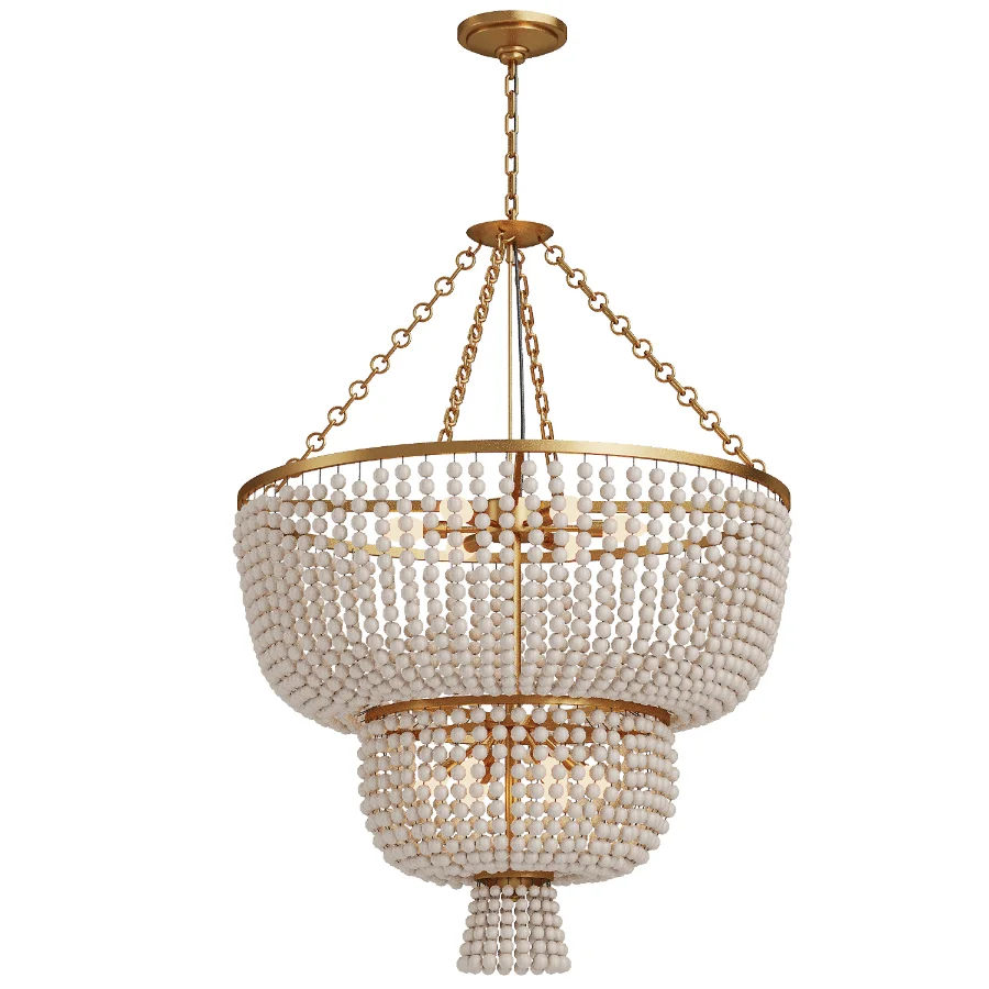 Beaded Kona Tiered Chandelier - Image 1