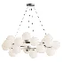 MyFar Aerton Nickel White Glass Molecule Chandelier 20 Light - Thumbnail 1