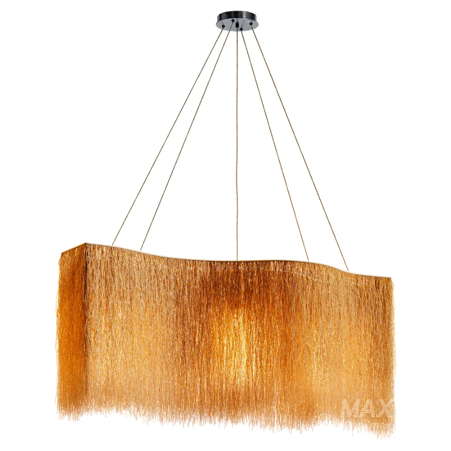 Organic Buriti Fiber Pendant Light - Image 1