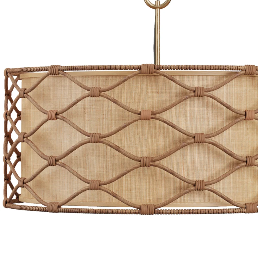 Partita Rattan Light Pendant - Image 3