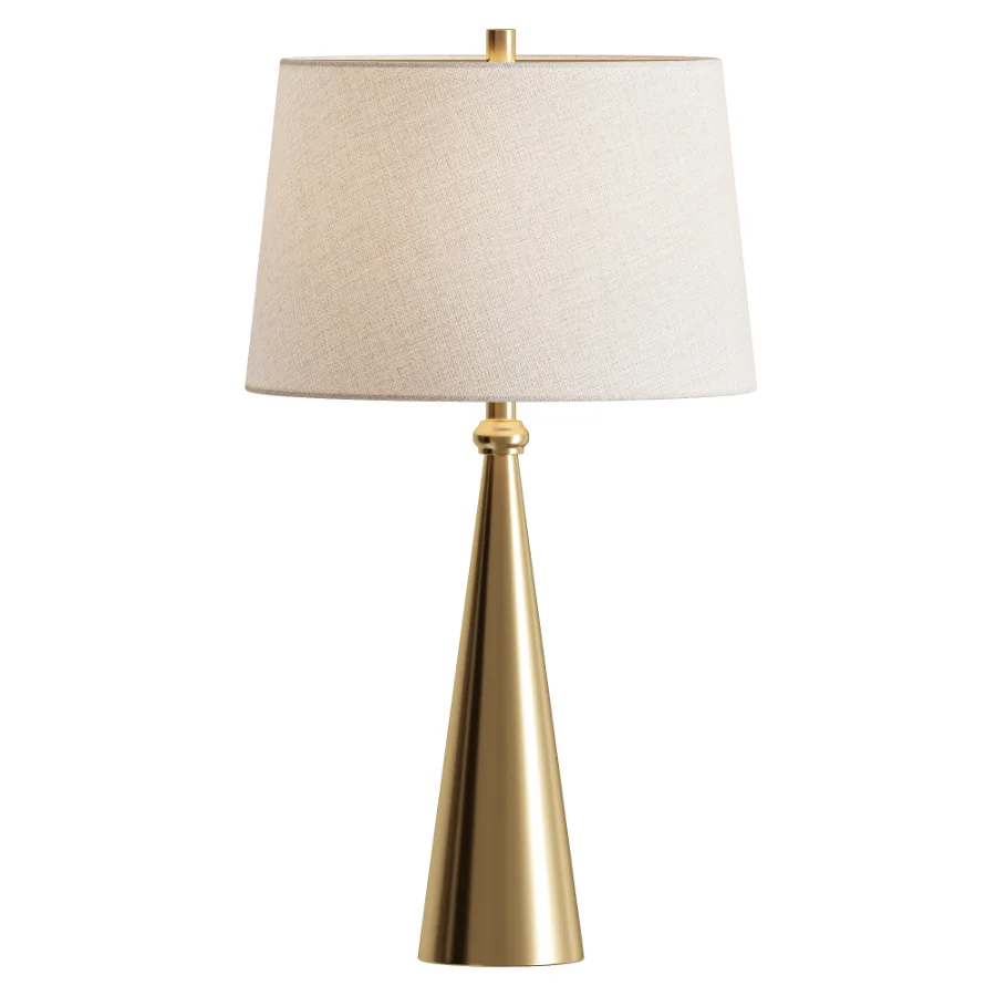 Cone Metal Table Lamp - Image 1