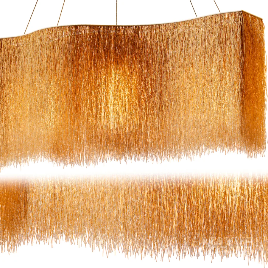 Organic Buriti Fiber Pendant Light - Image 4