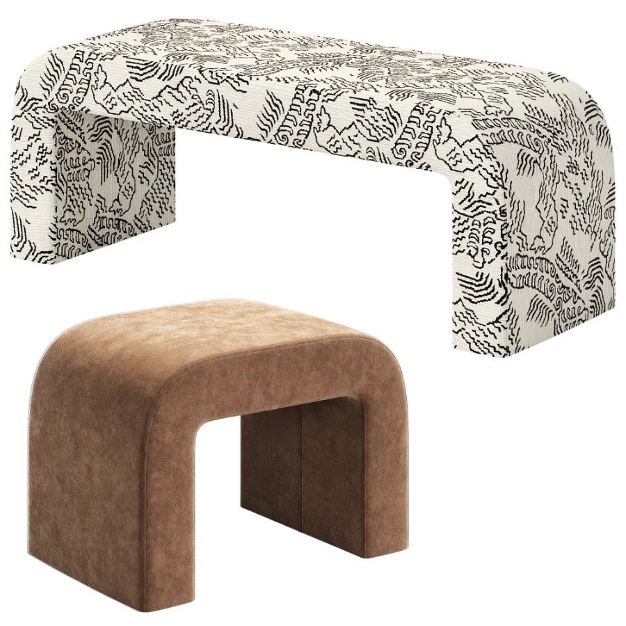 Rint Banquette Pouf By Divan - Image 5