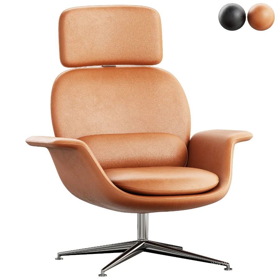 KN02_Leather_armchair - Image 1