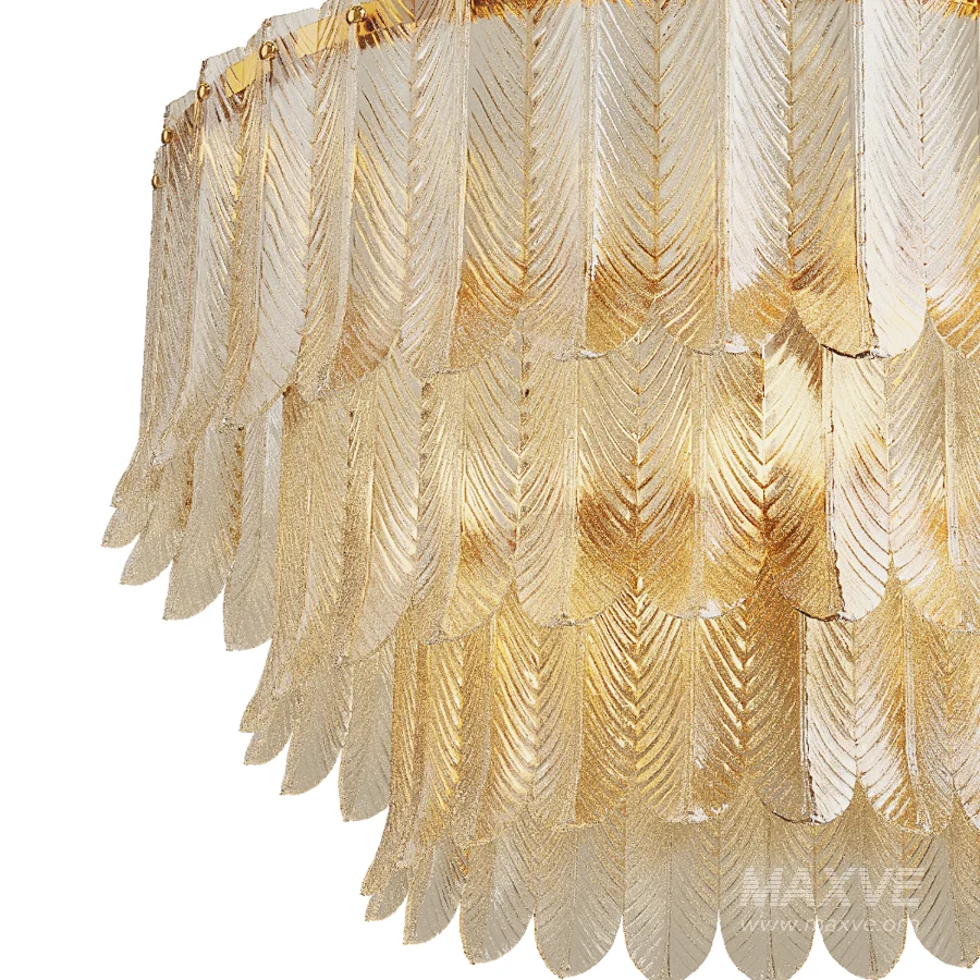 Modern Luxury Glass Chandelier - Image 3