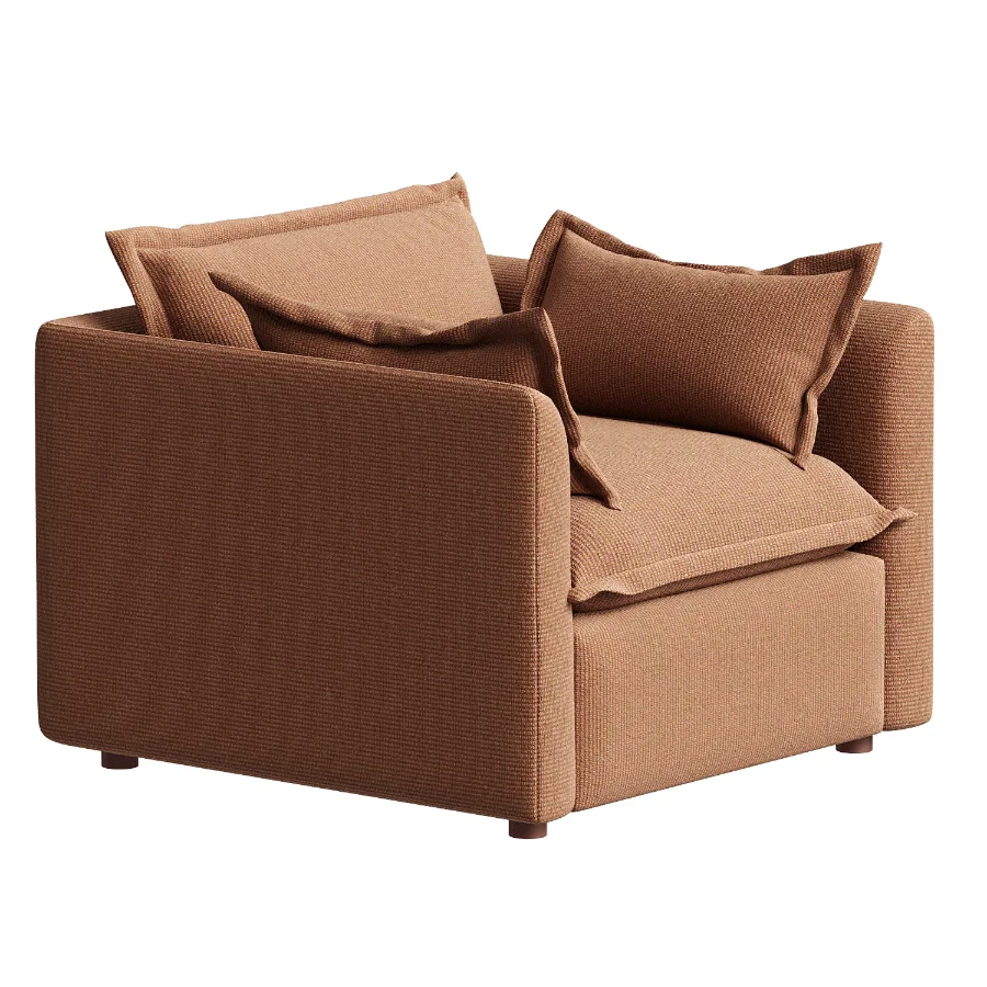 Denver Sunbrella Stripe Outdoor Chair - Image 4