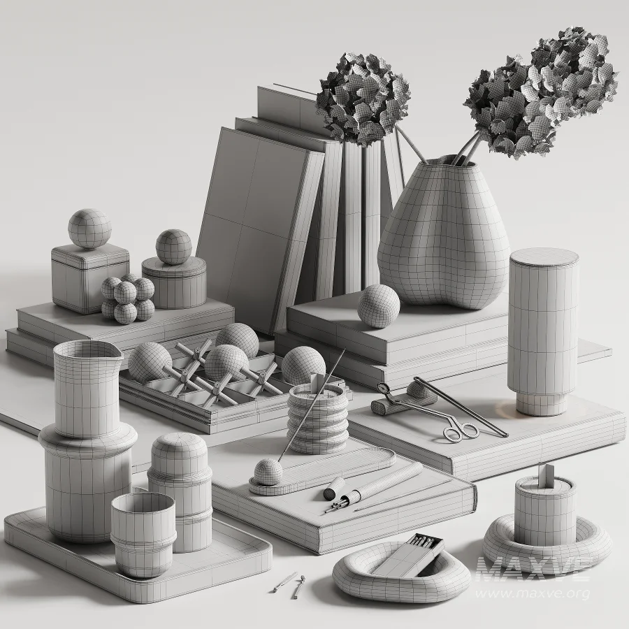 Tabletop Vintage Decor Set29 - Image 2